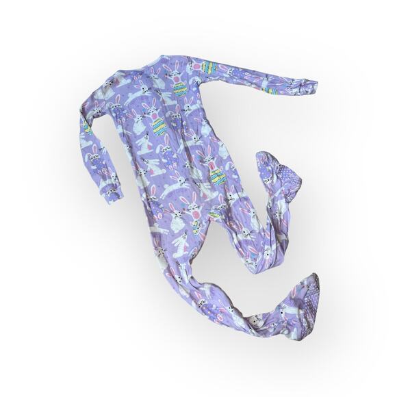 Girls Easter Footie Pajamas - Picture 3 of 3